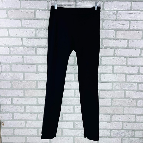 Theory Becker High Waist Zip Leggings in Black Size 4 - Picture 3 of 11